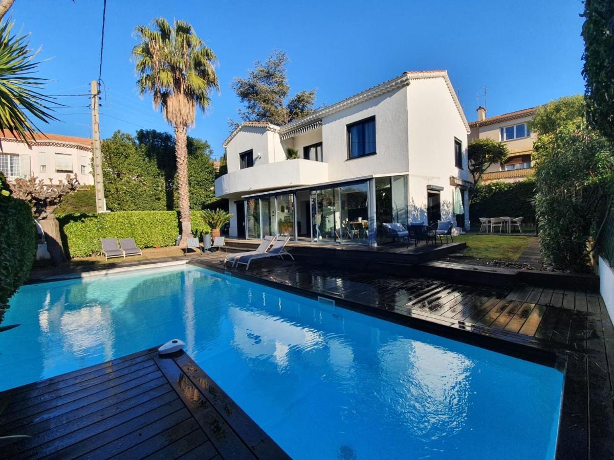 Villa Bel Air Cannes - 240M2 - Freshly Completely Renovated - Beach - Pool - No Party Allowed - No Bachelor-Ette Stay المظهر الخارجي الصورة